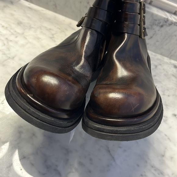 Rare Free People x A.S. 98 Crossroads Moto Boots Size 39 or 9 NWT - Picture 12 of 13